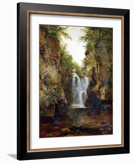 Bish Bash Falls, 1855-60-John Frederick Kensett-Framed Giclee Print