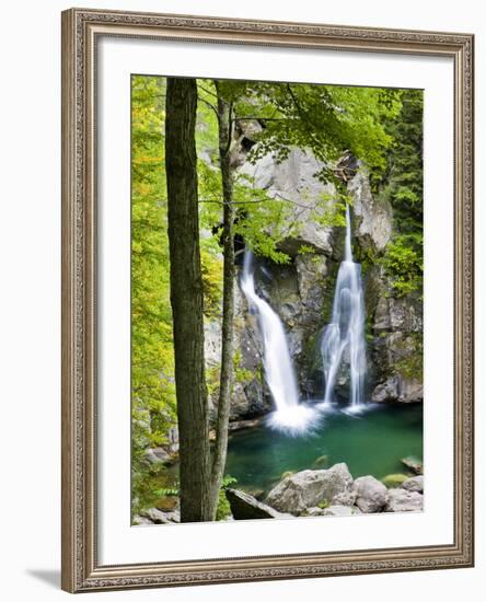 Bish Bash Falls in Bish Bash Falls State Park in Mount Washington, Massachusetts, Usa-Jerry & Marcy Monkman-Framed Photographic Print