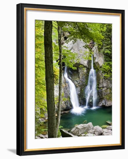 Bish Bash Falls in Bish Bash Falls State Park in Mount Washington, Massachusetts, Usa-Jerry & Marcy Monkman-Framed Photographic Print