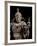 Bishamon-ten, King-guardian of the North, Lacquered Cypress Wood, early 13th century-null-Framed Photographic Print