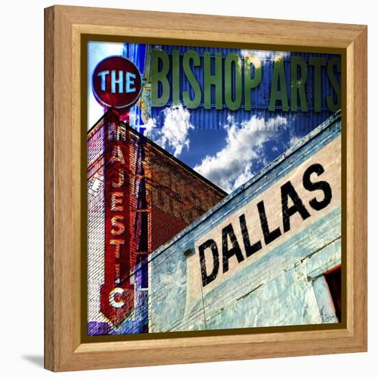 Bishop Art - Dallas-Sisa Jasper-Framed Stretched Canvas