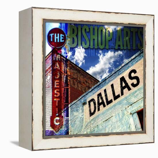 Bishop Art - Dallas-Sisa Jasper-Framed Stretched Canvas