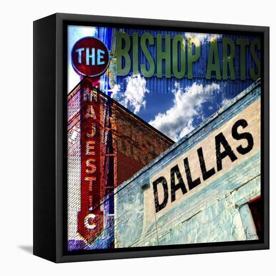 Bishop Art - Dallas-Sisa Jasper-Framed Stretched Canvas