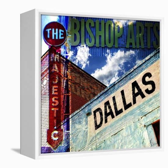 Bishop Art - Dallas-Sisa Jasper-Framed Stretched Canvas