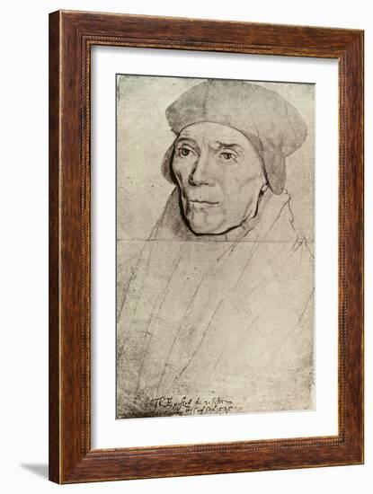 'Bishop Fisher', (1909)-Hans Holbein the Younger-Framed Giclee Print