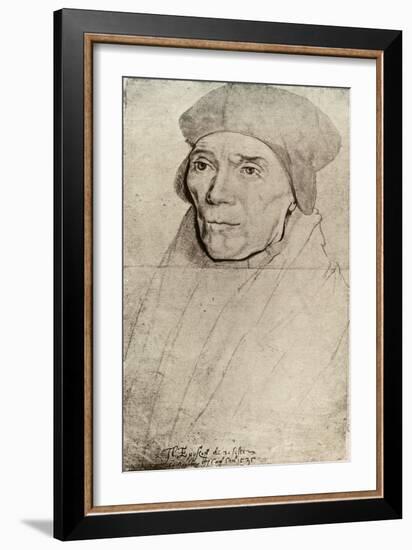 'Bishop Fisher', (1909)-Hans Holbein the Younger-Framed Giclee Print