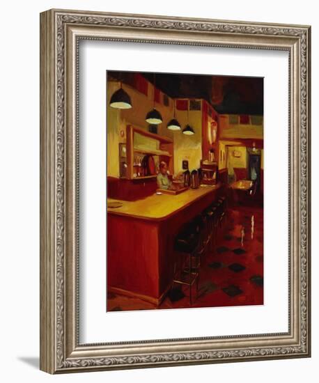 Bishop's Cafe-Pam Ingalls-Framed Giclee Print