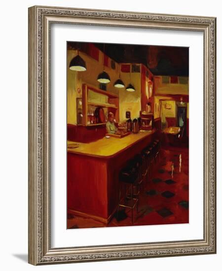 Bishop's Cafe-Pam Ingalls-Framed Giclee Print