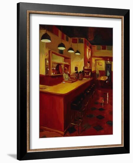 Bishop's Cafe-Pam Ingalls-Framed Giclee Print