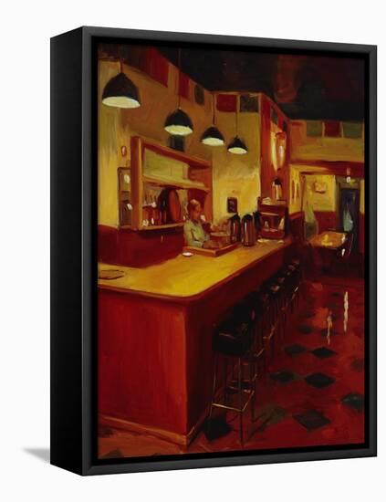 Bishop's Cafe-Pam Ingalls-Framed Premier Image Canvas