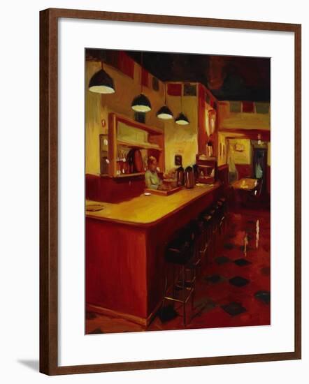 Bishop's Cafe-Pam Ingalls-Framed Giclee Print