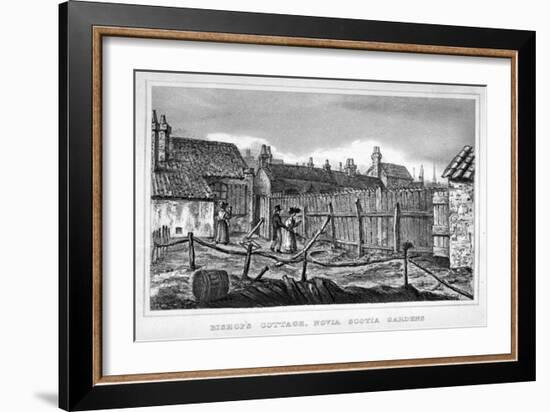 Bishop's Cottage, Nova Scotia Gardens, Bethnal Green, London, C1850-null-Framed Giclee Print