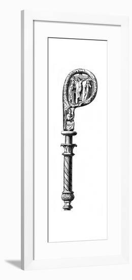 Bishop's Crozier, Cathedral of Metz, 14th Century-null-Framed Giclee Print