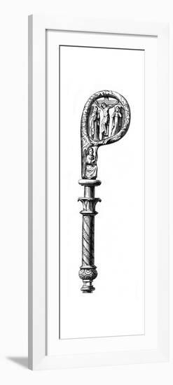 Bishop's Crozier, Cathedral of Metz, 14th Century-null-Framed Giclee Print