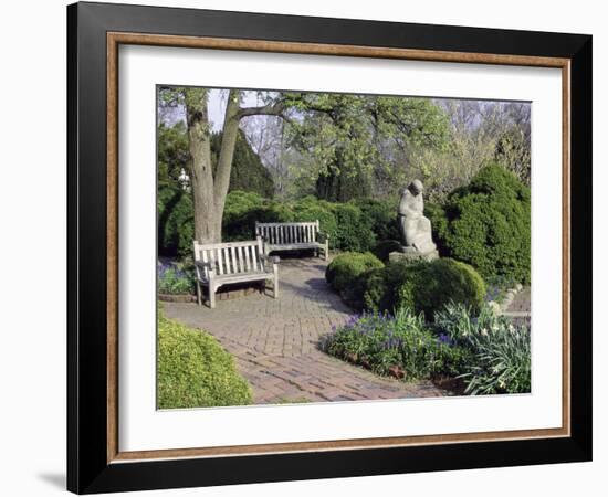 Bishop's Garden, National Cathedral Washington, D.C. USA-null-Framed Photographic Print