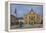 Bishop's Palace, Zmaj statue and Orthodox Cathedral, Novi Sad, Vojvodina, Serbia, Europe-Rolf Richardson-Framed Premier Image Canvas