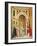 Bishop Urban Baptizing Tiburcio, Detail from Altarpiece of Legend of St Cecilia, Circa 1304-null-Framed Giclee Print