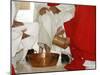 Bishop Washing the Feet of Newly Ordained Deacons, Pontigny, Yonne, France, Europe-Godong-Mounted Photographic Print
