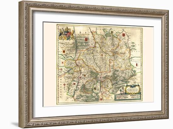 Bishopric Of Hildesheim-Willem Janszoon Blaeu-Framed Art Print