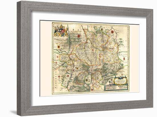 Bishopric Of Hildesheim-Willem Janszoon Blaeu-Framed Art Print