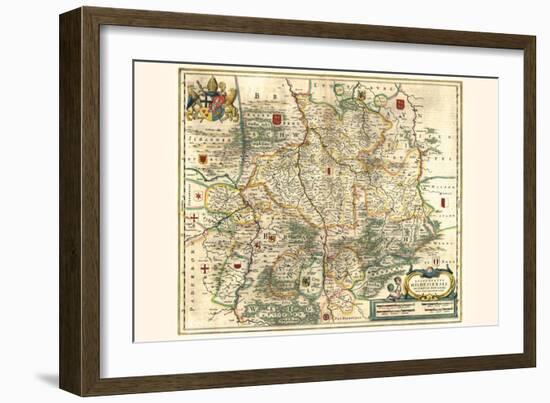 Bishopric Of Hildesheim-Willem Janszoon Blaeu-Framed Art Print