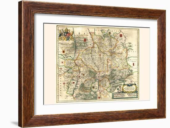 Bishopric Of Hildesheim-Willem Janszoon Blaeu-Framed Art Print