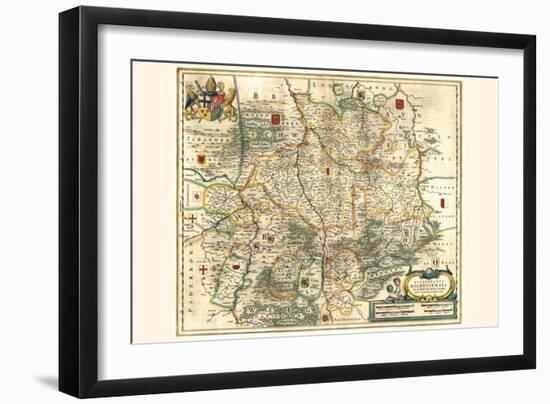 Bishopric Of Hildesheim-Willem Janszoon Blaeu-Framed Art Print