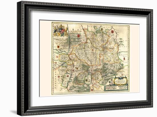 Bishopric Of Hildesheim-Willem Janszoon Blaeu-Framed Art Print