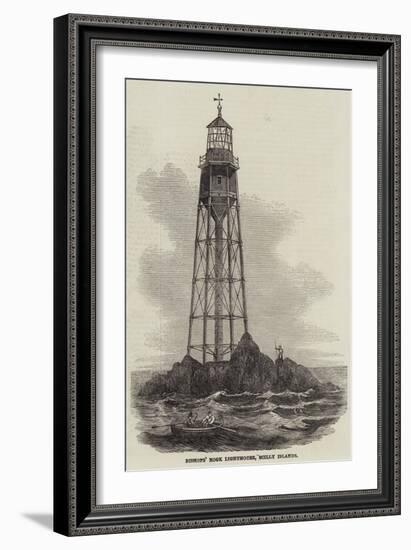 Bishops' Rock Lighthouse-null-Framed Giclee Print