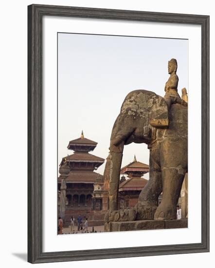 Bishwanath Mandir, Durbar Square, UNESCO World Heritage Site, Patan, Kathmandu Valley, Nepal, Asia-Christian Kober-Framed Photographic Print