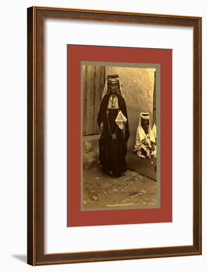 Biskra, Rue Des Ouled Nai-Etienne & Louis Antonin Neurdein-Framed Giclee Print