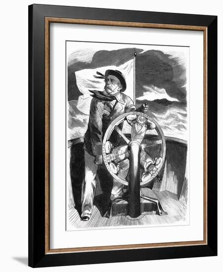 Bismarck as Sailor, 1879-null-Framed Art Print
