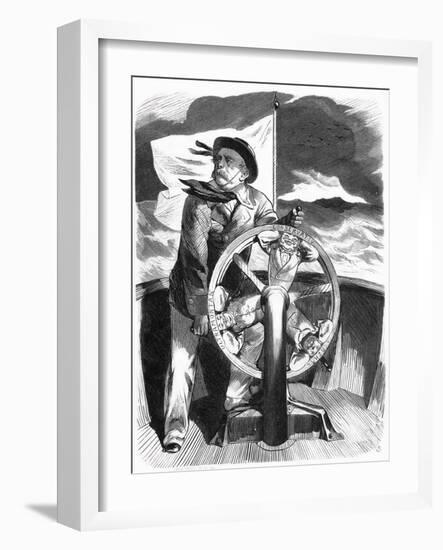 Bismarck as Sailor, 1879-null-Framed Art Print