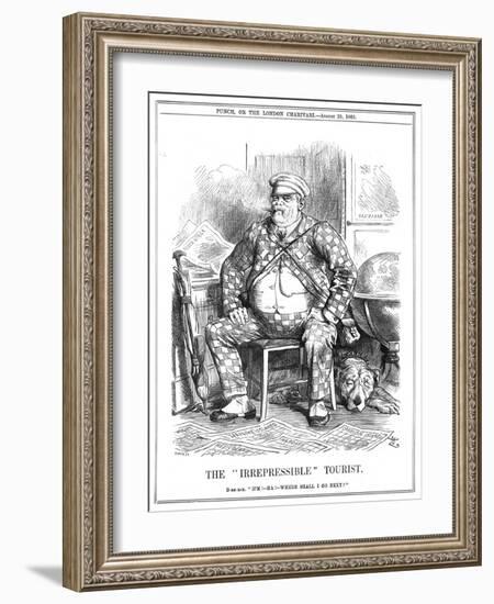 Bismarck as Tourist, 1885-null-Framed Art Print