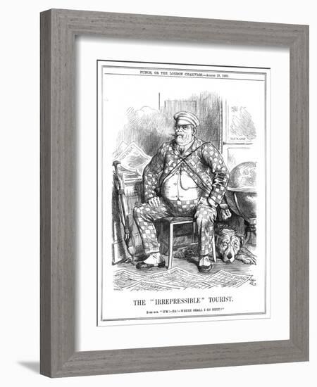 Bismarck as Tourist, 1885-null-Framed Art Print