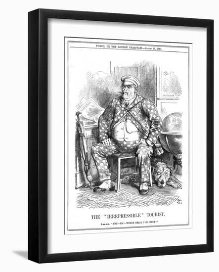 Bismarck as Tourist, 1885-null-Framed Art Print