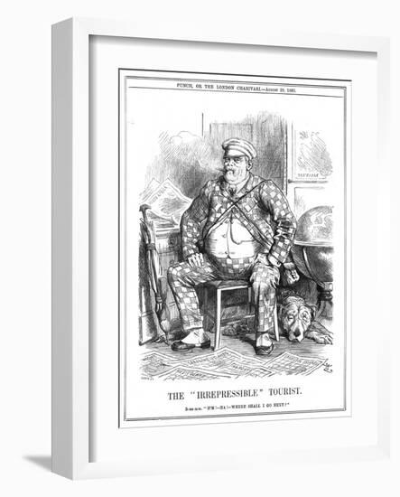 Bismarck as Tourist, 1885-null-Framed Art Print