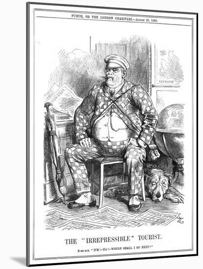 Bismarck as Tourist, 1885-null-Mounted Art Print