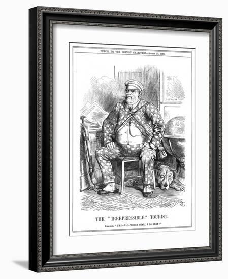 Bismarck as Tourist, 1885-null-Framed Art Print