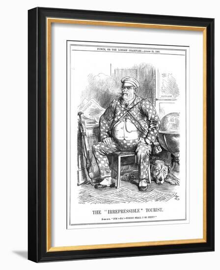 Bismarck as Tourist, 1885-null-Framed Art Print