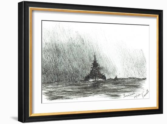 Bismarck heads out, 2006-Vincent Alexander Booth-Framed Giclee Print