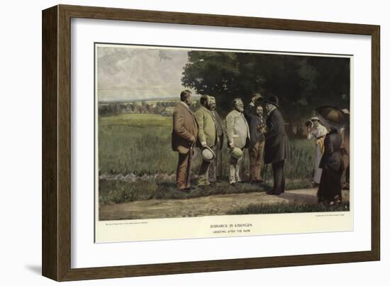 Bismarck in Kissingen-null-Framed Giclee Print