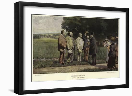 Bismarck in Kissingen-null-Framed Giclee Print