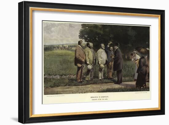 Bismarck in Kissingen-null-Framed Giclee Print