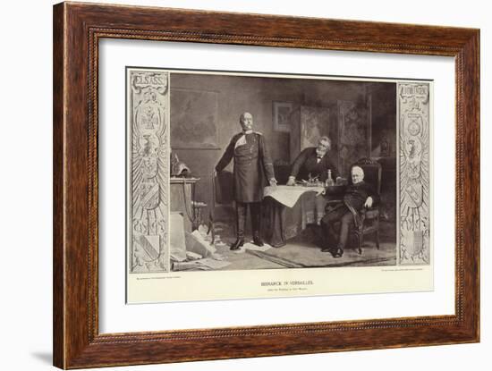 Bismarck in Versailles-Carl Ernst Ludwig Wagner-Framed Giclee Print