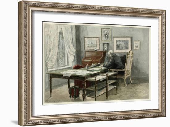 Bismarck, Moderne Kunst-Henny Deppermann-Framed Art Print