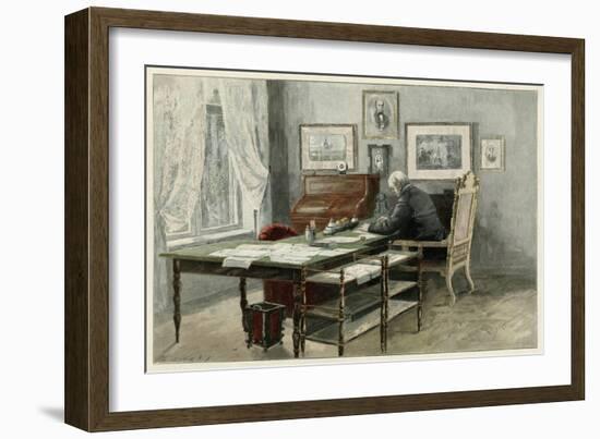 Bismarck, Moderne Kunst-Henny Deppermann-Framed Art Print