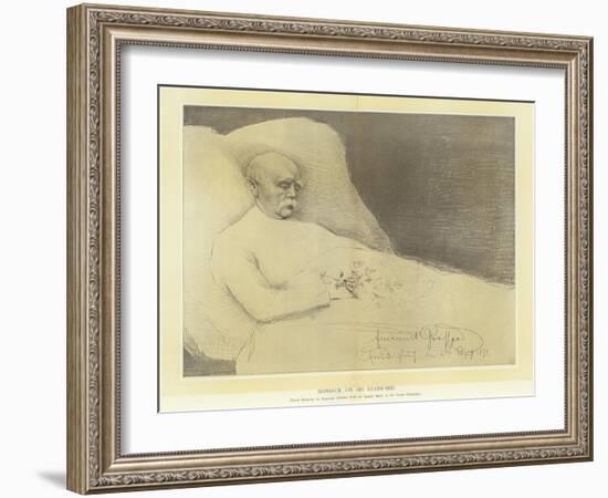 Bismarck on His Death Bed-null-Framed Giclee Print