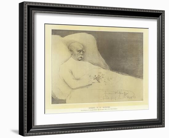 Bismarck on His Death Bed-null-Framed Giclee Print