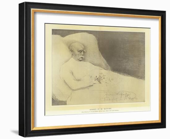 Bismarck on His Death Bed-null-Framed Giclee Print